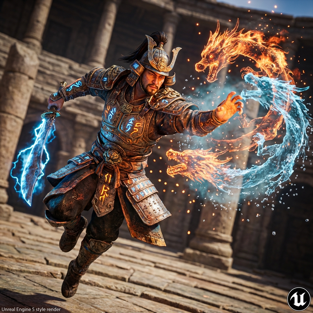 The God Slayer Elemental Combat